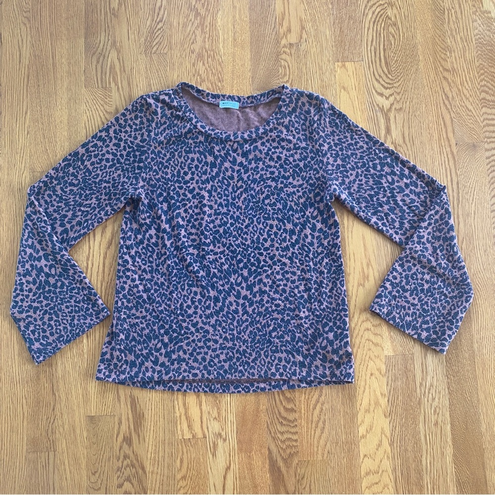 LAmade Leopard Print Longsleeve Top